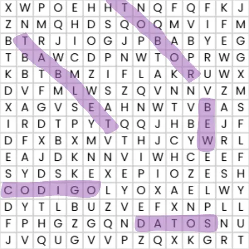 Sopa de letras 3